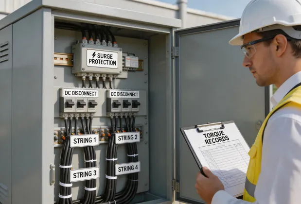 Combiner and protection cabinet inspection